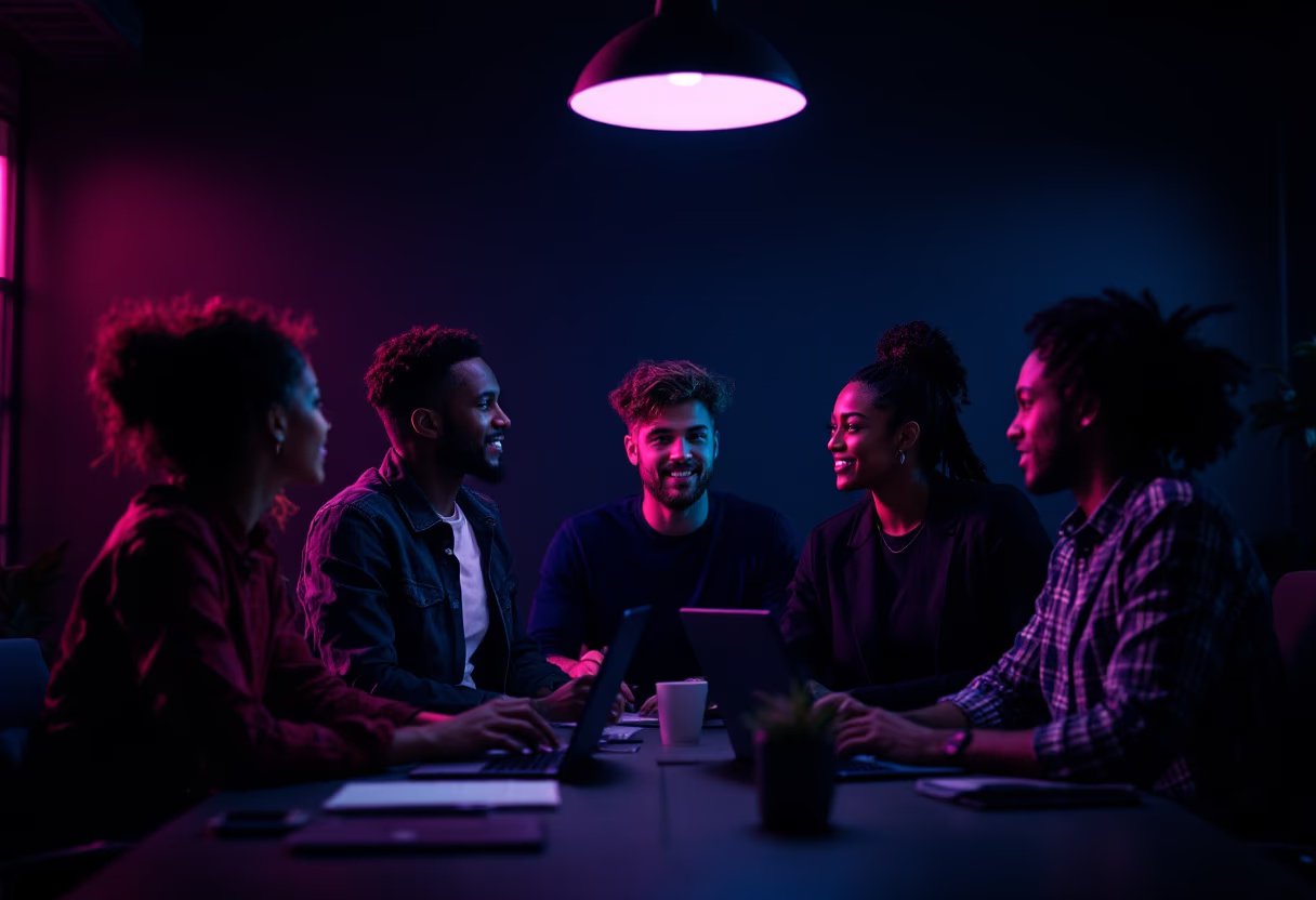 image of networking event (for a hr tech)